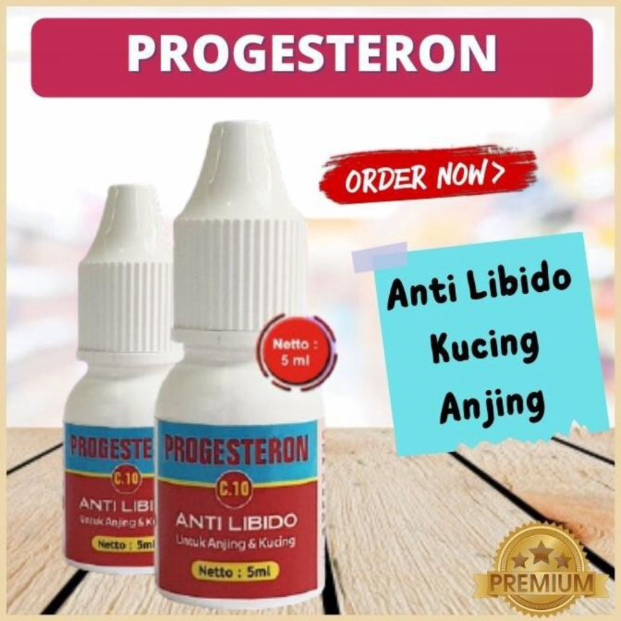 OBAT ANTI LIBIDO UNTUK ANJING & KUCING ( JANTAN/BETINA ) PROGESTERON