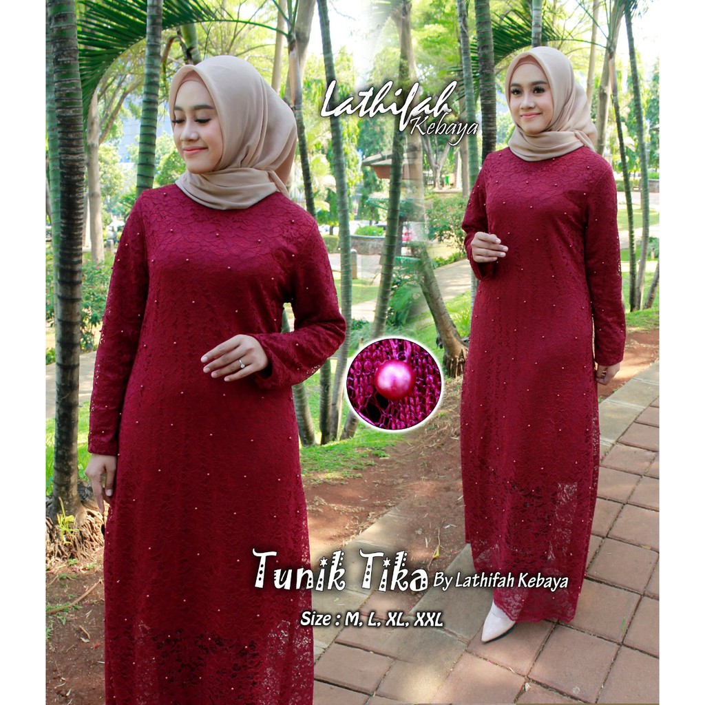 stelan kebaya model gamis mutiara new