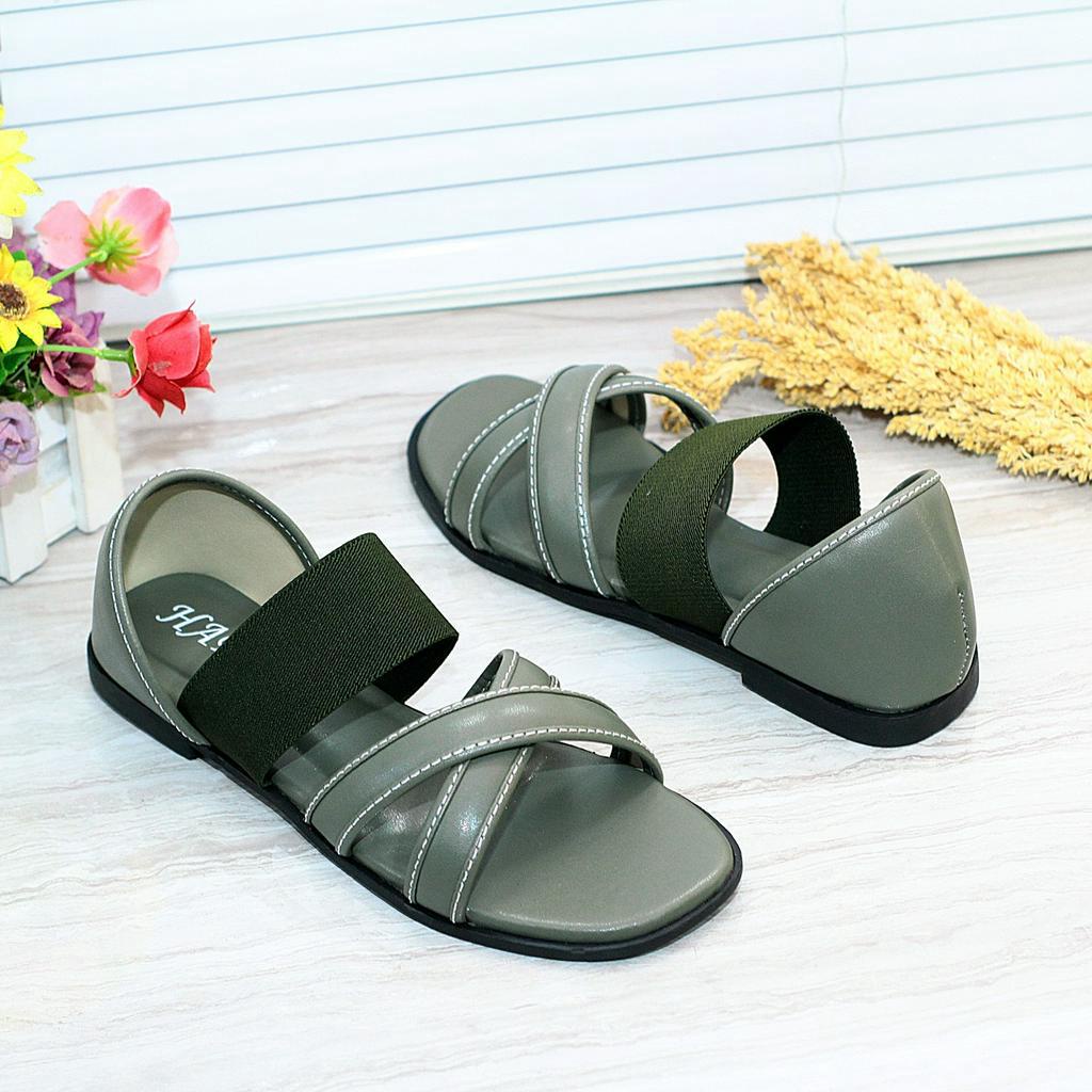 Sandal Teplek 2cm Wanita Dewasa Mangkok Karet / HR 021