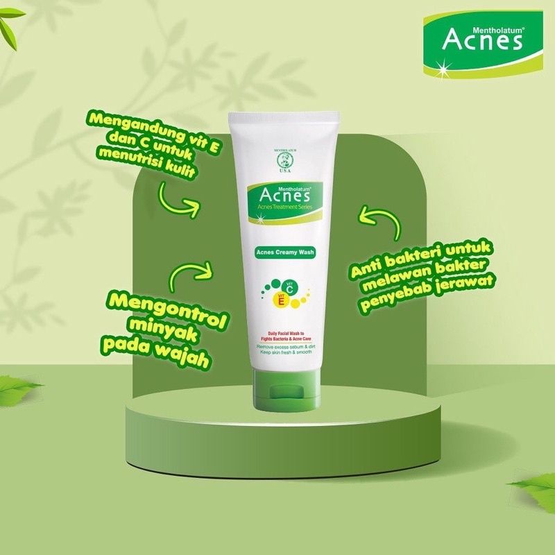 Acnes Treatment series Creamy Facial Wash