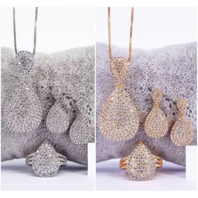 Perhiasan Berlian Replika set