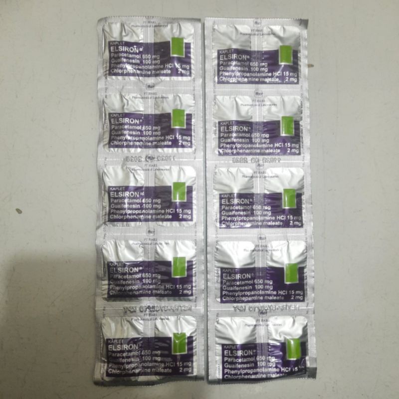 Elsiron Kaplet Batuk Pilek