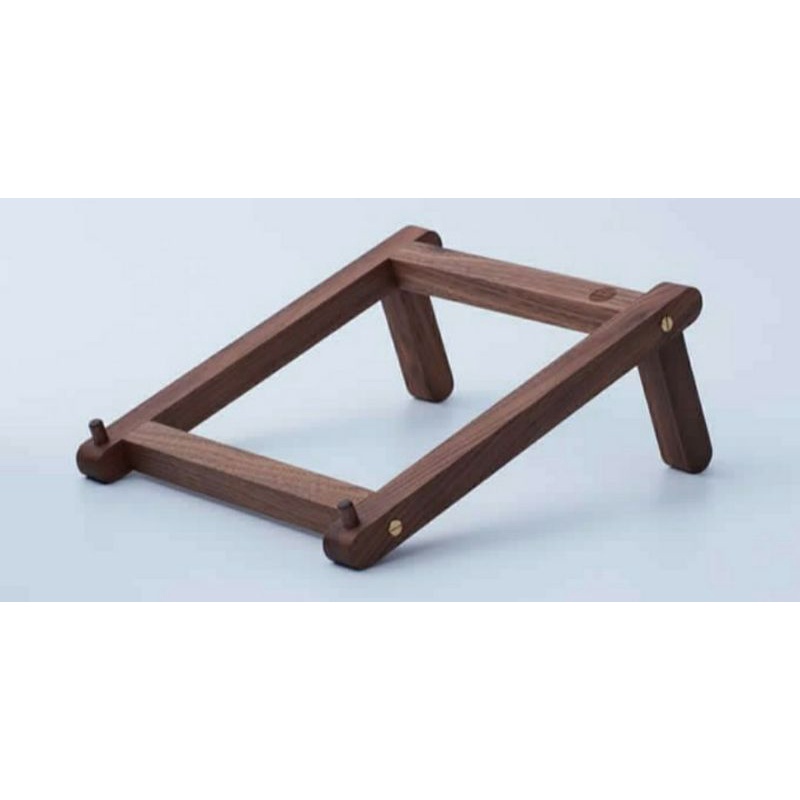 Tatakan Kayu Pengangga Laptop Stand Kayu Aesthetic Jati Belanda Laptop Kerja Belajar Portable Tablet Netbook Monitor Keyboard