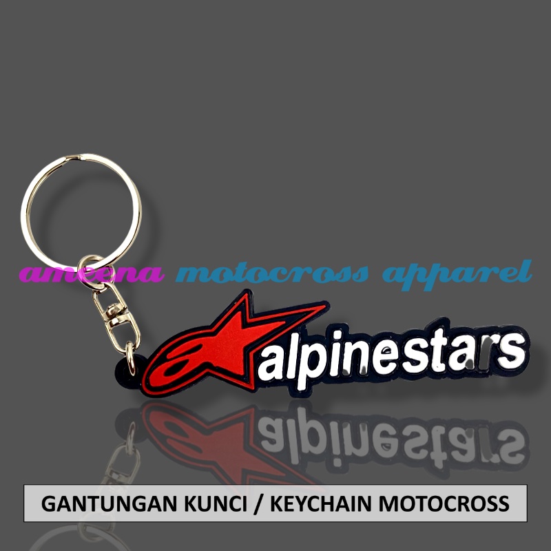 Gantungan Kunci Motocross - Keychain Trail MX - Gantungan Kunci Trabas - Keychain Enduro - Souvenir Trail - Keychain Souvenir  - AS003