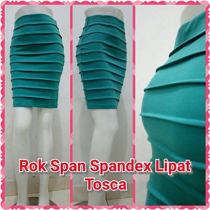 BARU Rok Span Spandex Lipat - Tosca ROK MIDI