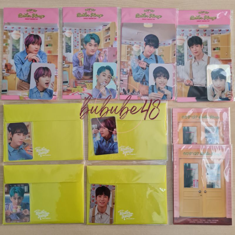 MD Baker House NCT 127  I  POP UP CARD  I HOLOGRAM PHOTOCARD SET  l  FRAME PHOTOCARD JAEHYUN DOYOUNG