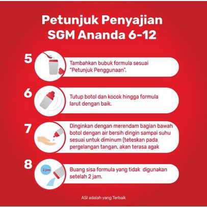 Susu Formula Bayi SGM Ananda 2 6-12 Bulan 400 gr