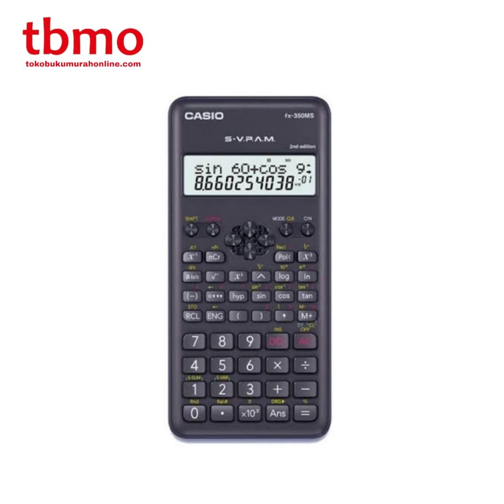 

KALKULATOR CASIO FX-350MS 2-LINE DISPLAY/CASIO FX350MS
