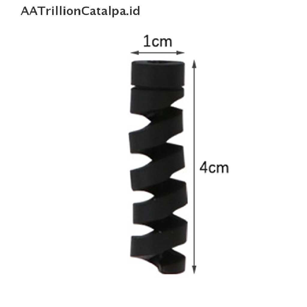 Aatrillioncatalpa 2pcs Pelindung Kabel Charger Bentuk Segitiga