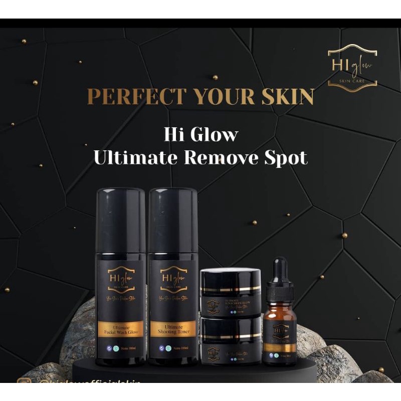 (TERLARIS) Hi Glow Ultimate Remove Spot (paket Flek)