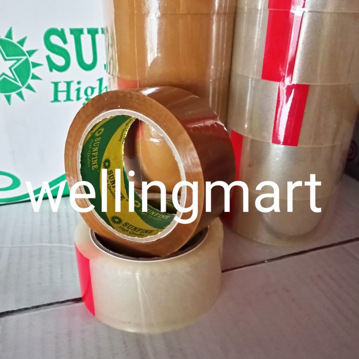

lakban sunfine opp tape perekat selasiban 45mm x 90y