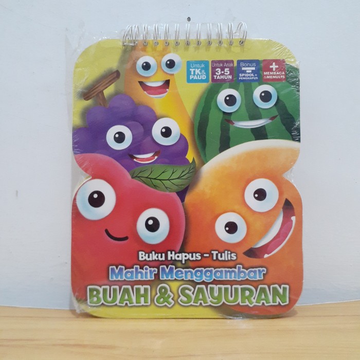 

BUKU HAPUS TULIS MAHIR MENGGAMBAR BUAH & SAYURAN
