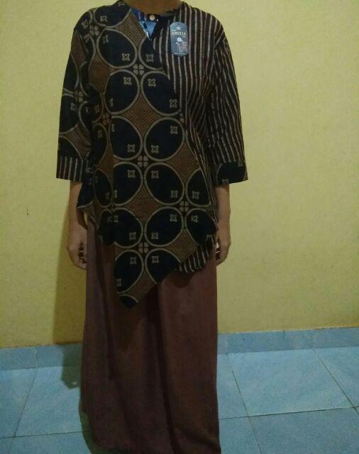 Atasan Batik Dolby Dolbi Dobby Doby Tenun Sutra Tulis Halus Katun Atbm Baron ,sarombit Atasan