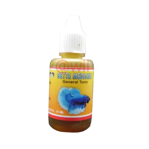 Betta Medicine Obat ikan Cupang Hias | Plakat Bagan Giant Halfmoon Serit 30 Ml