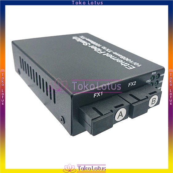 [Bisa Bayar Ditempat] MEDIA CONVERTER 2 FIBER 2 ETHERNET CM2F2E 2F2E-ConverterSaja / FULLSET