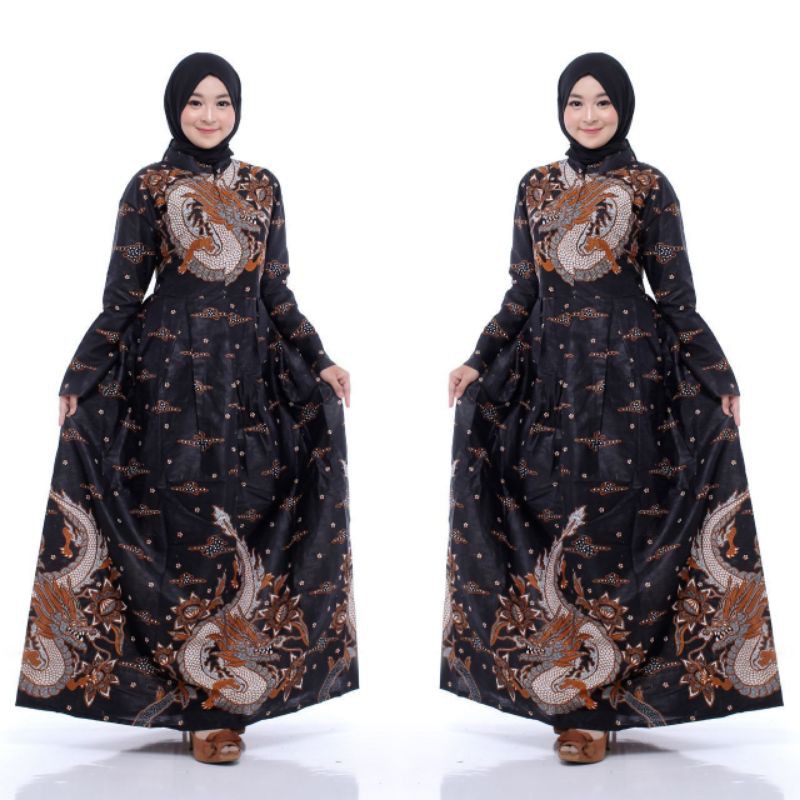 BAJU GAMIS BATIK BAJU GAMIS BUSUI GAMIS KENARI MERAH DAN HITAM GAMIS TERBARU GAMIS PHOENIX