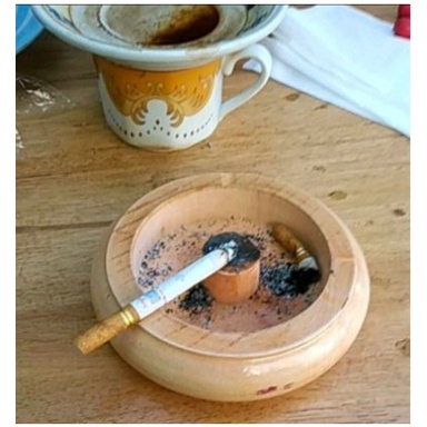 Asbak Rokok Asbak Kayu Asbak Unik Asbak Souvenir / asbak kayu motif unik murah / tempat abu murah
