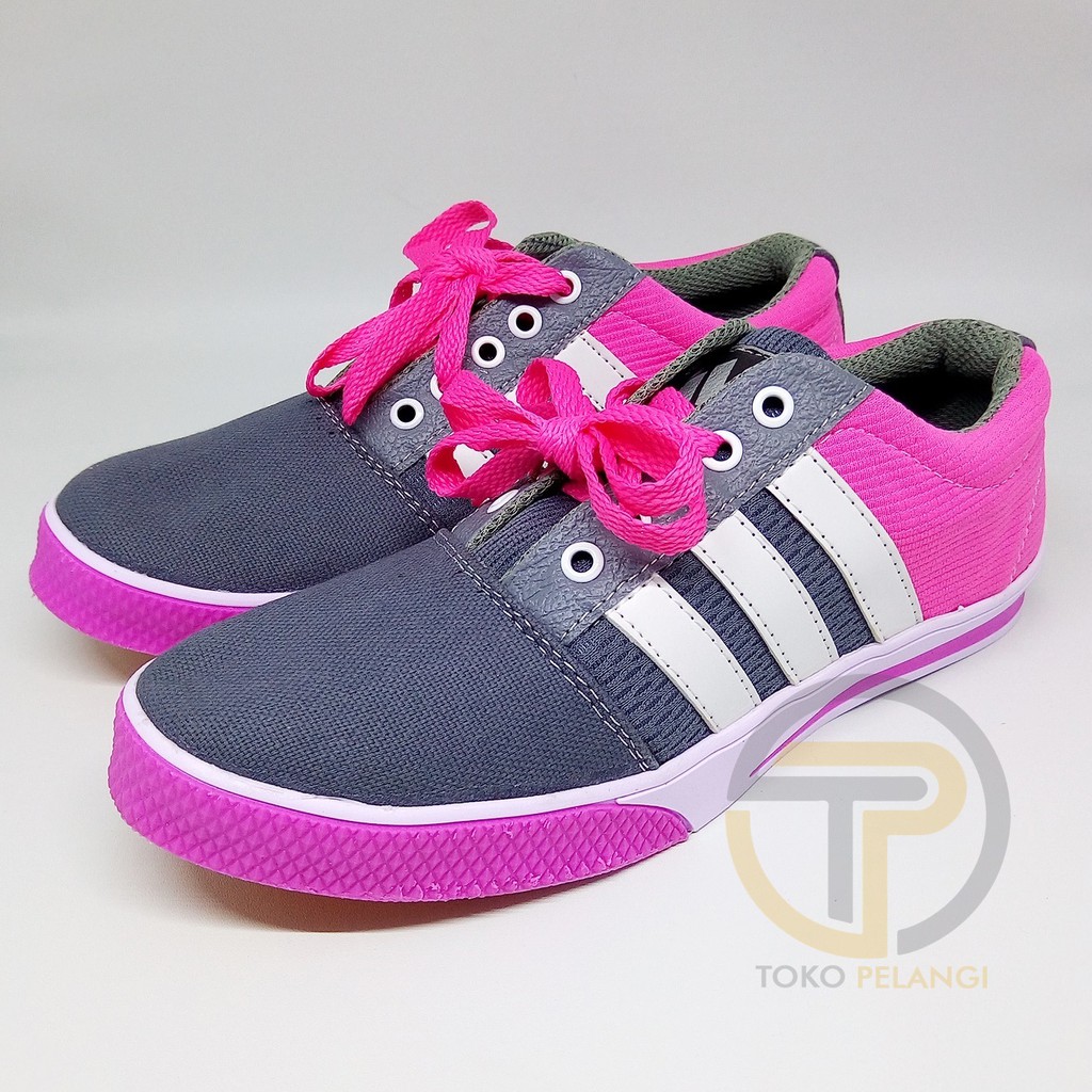 Sepatu Adidas cewek sneakers running santai olahraga kets kasual wanita casual