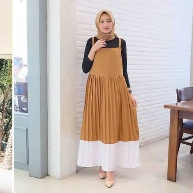 Tisha overall pakaian wanita fashion muslim baju remaja