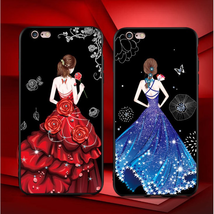 Fashion Soft Case Gaun IPhone 5 5s 7 8 PLUS X Xs MEIZU M5 M6T HUAWEI Nova 2i 3i Casing