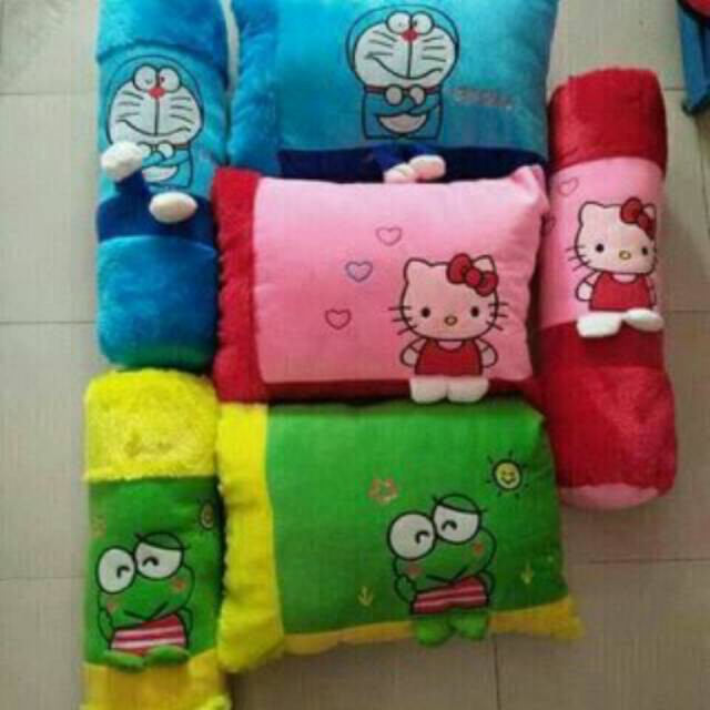 Bantal guling karakter buat anak