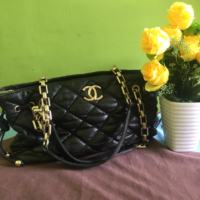 Tas kulit chanel second
