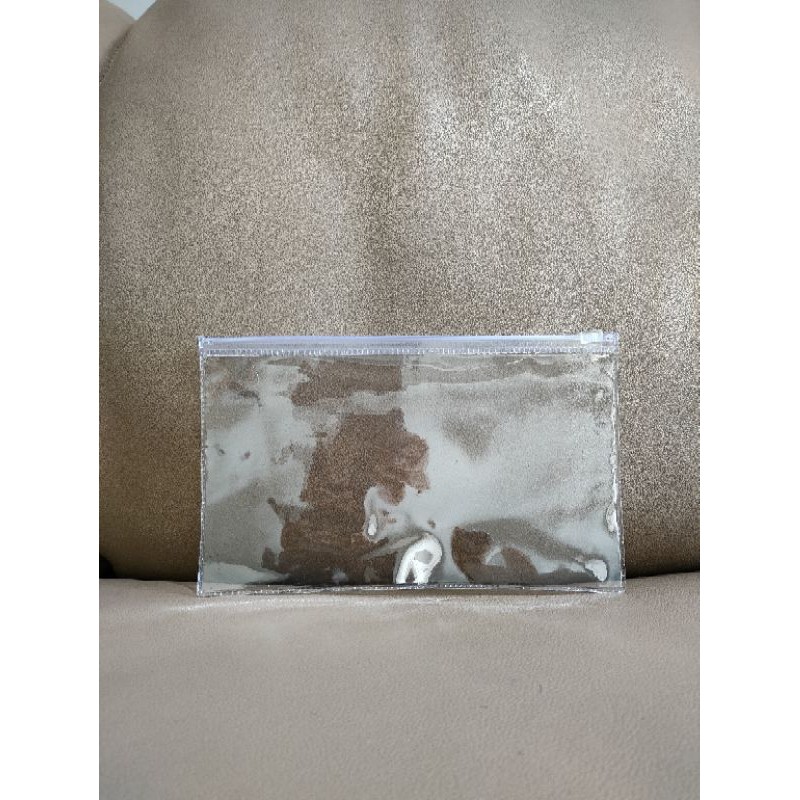 POUCH DOMPET MIKA PVC TRANSPARAN MULTIFUNGSI