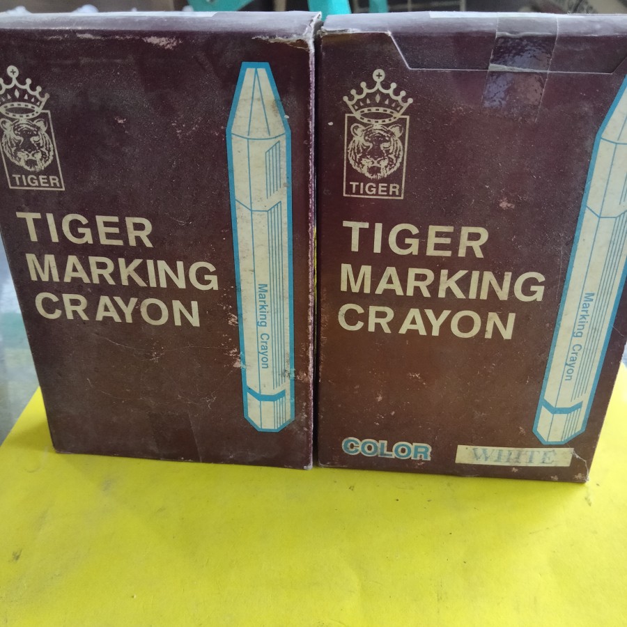 

Tiger marking crayon putih 1box