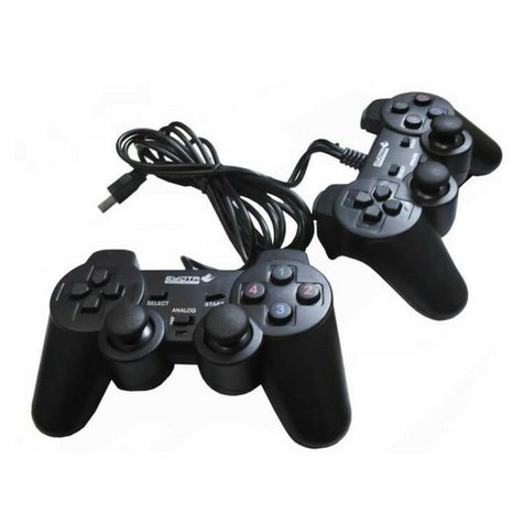 ITSTORE gamepad double getar hitam eyota joystick eyota double