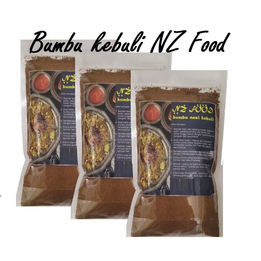 

Bumbu nasi kebuli 100 Gr NZFOOD untuk 4 liter atau 3 kg beras