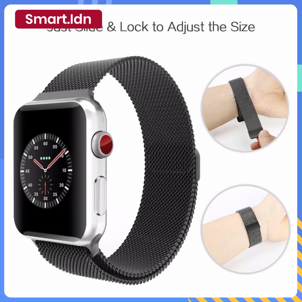 Strap Apple Watch Stainless Steel Milanese Loop S9 49mm Band 41mm 45mm 42mm 38mm 40mm 44mm iWatch Series 7 5 4 3 2 1 6 SE