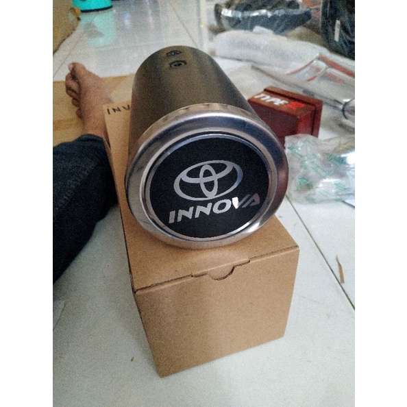 Muffler Ujung Buntut knalpot Mobil Grand Innova Logo Toyota Tulisan Innova
