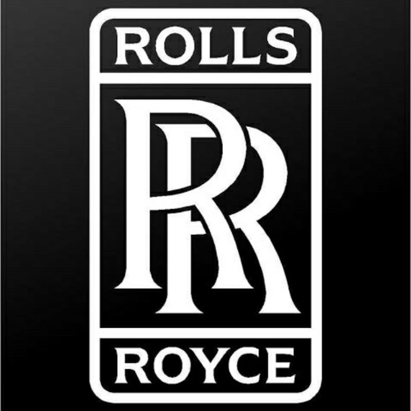 

rolls royce logo lambang stiker