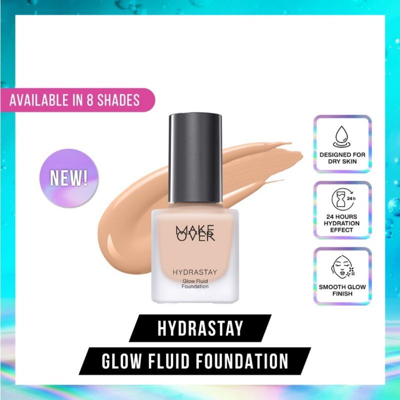 MAKE OVER Hydrastay Glow Fluid Foundation 35ml