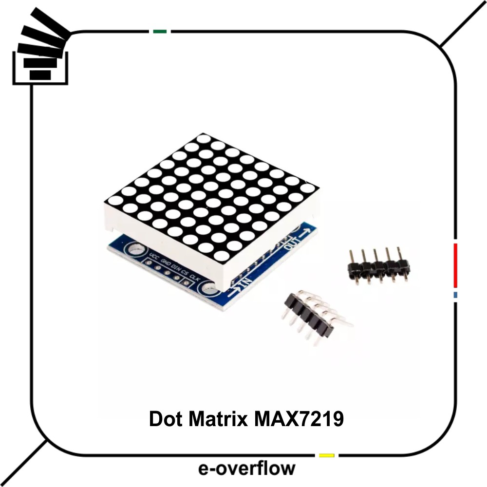 MAX7219 Dot Matrix Module 8x8 Mini Running Text Modul 8 x 8