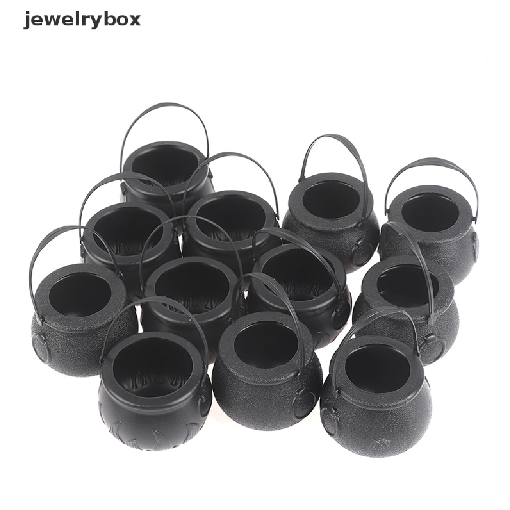 6 Pcs Ember Labu Penyihir Cauldron Trick or Treat Untuk Pesta Halloween