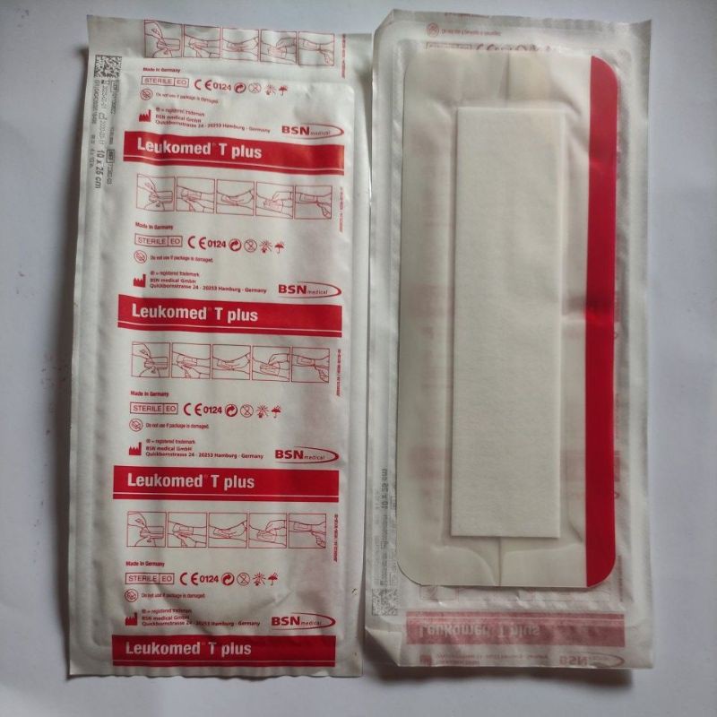 plester anti air 10x25, penutup luka operasi, Leukomed T plus BSN