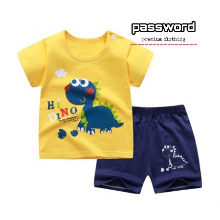 PASSWORD HI DINO Setelan Anak  1 7 Tahun Baju  Anak  