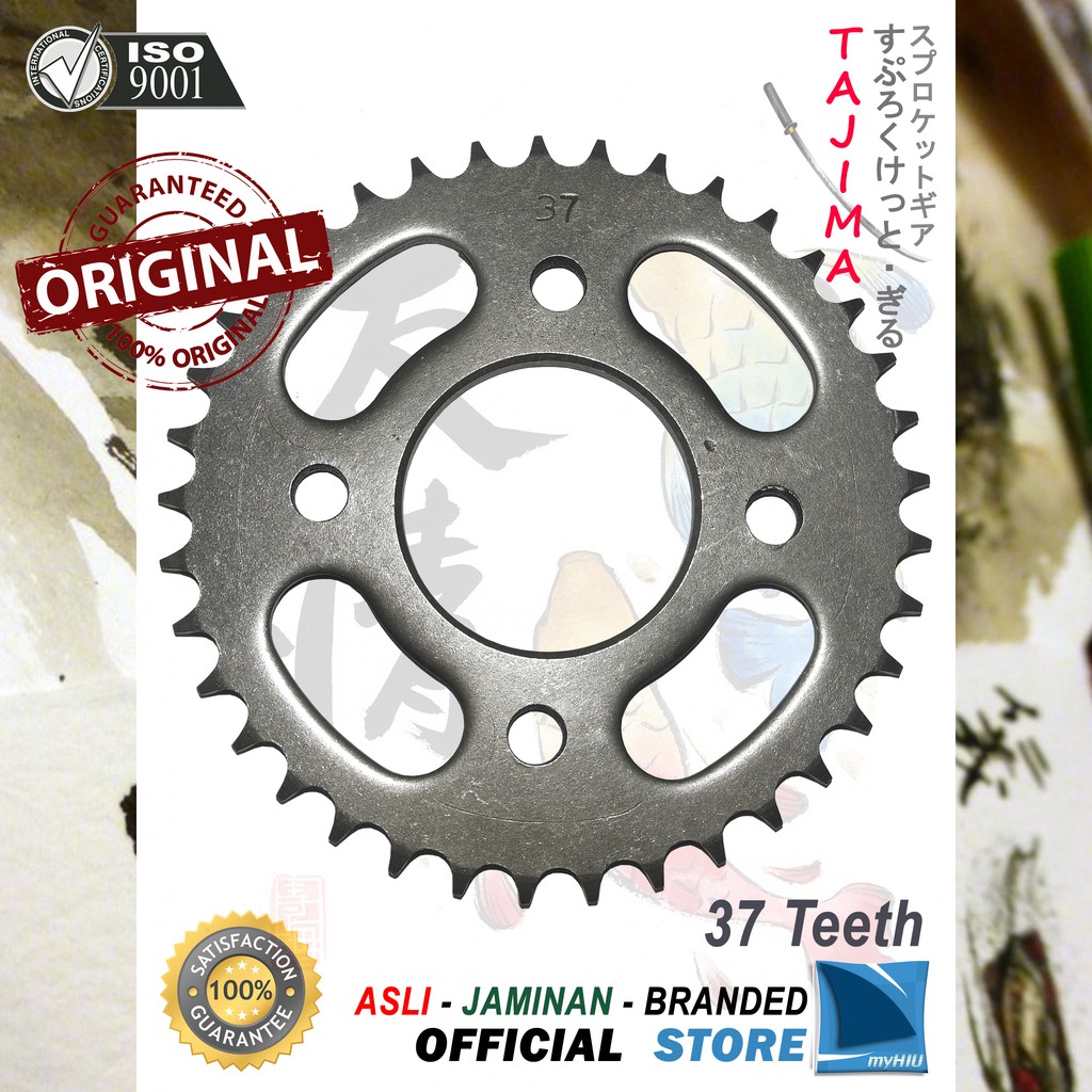 Gigi Tarik 30T ~ 38T HONDA Verza / Sonic 150R Gir Belakang - Rear Sprocket Gear TAJIMA