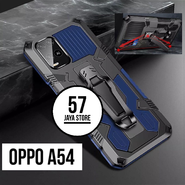 case robot oppo A54 new hard case klip silicon standing case armor