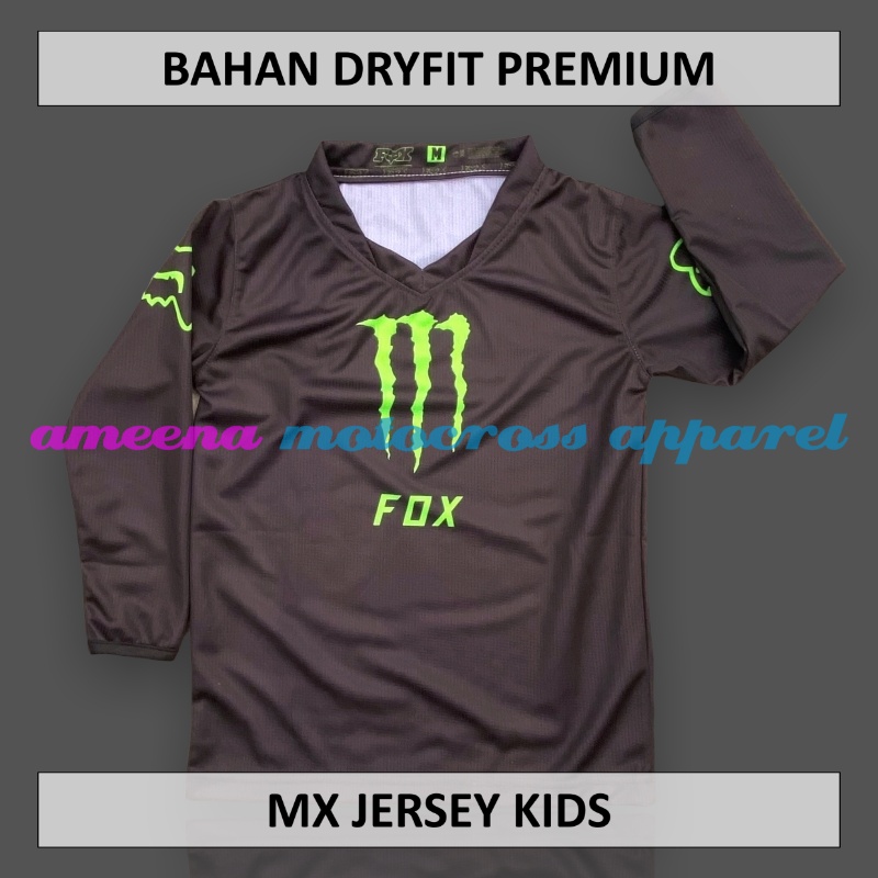 Jersey Cross Anak - Jersey Trail Anak - Jersey Premium Dryfit - Jersey Motocross - Jersey Trabas Anak - Jersey Adventure - FO002