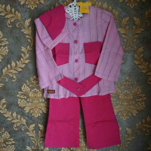 Setelan Baju Muslim KEKE Anak Cewek Perempuan New