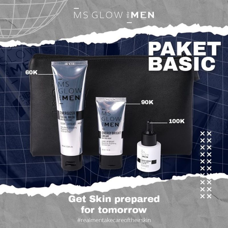 MS GLOW MEN 1 PAKET