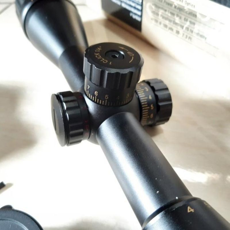 TELESCOPE BSA 4-16x44 AOE Turet Up Down Lock