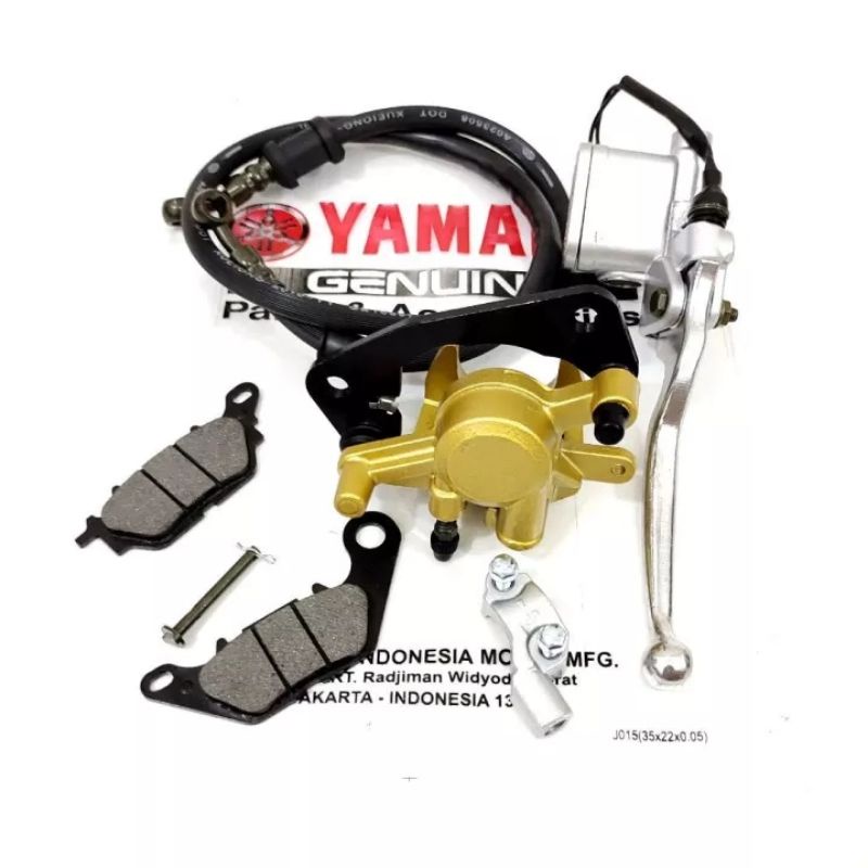 selang rem+master rem set+kaliper depan Yamaha Jupiter MX new,Jupiter MX old,Jupiter z new,Jupiter z