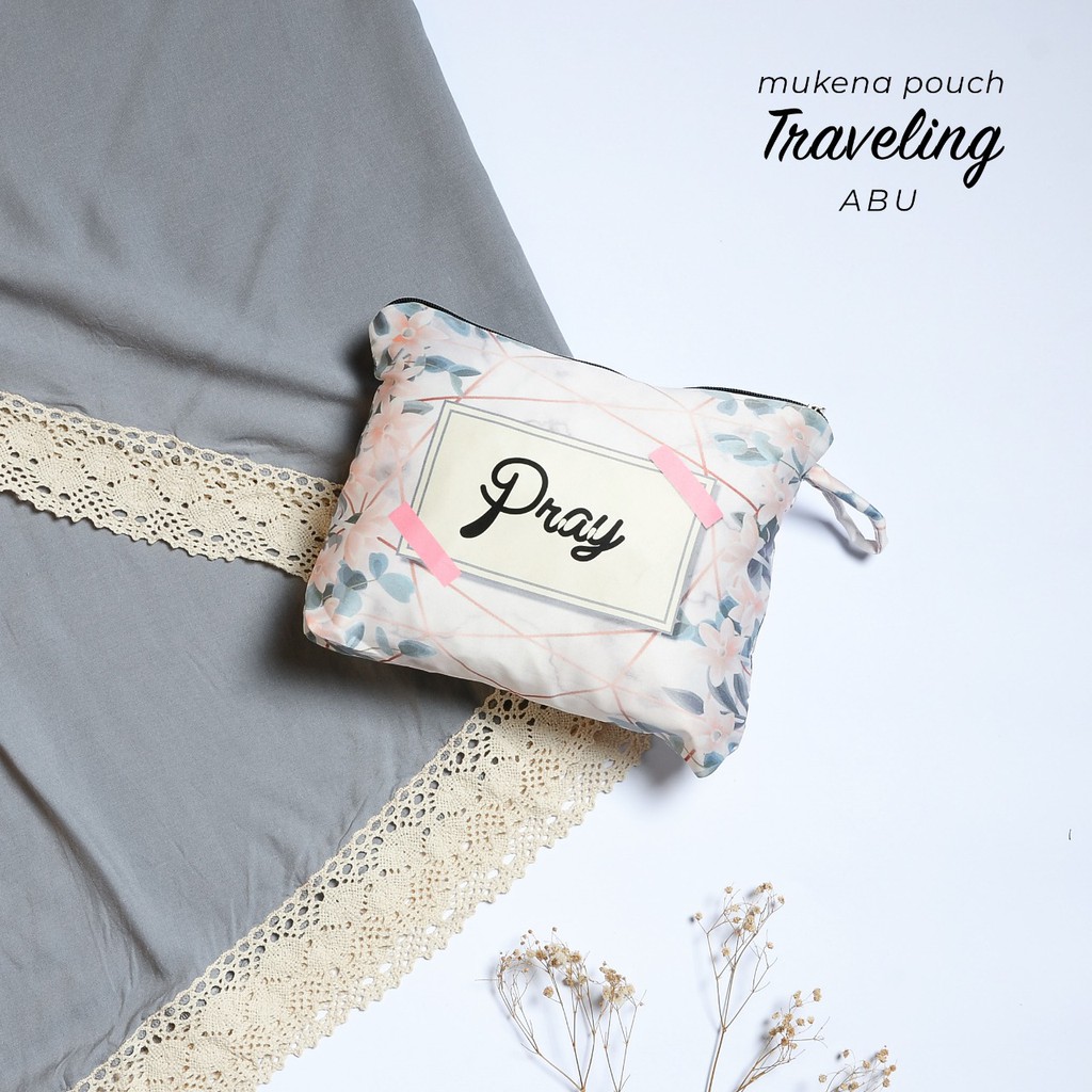 Mukena Katun Rayon Renda Pouch Traveling