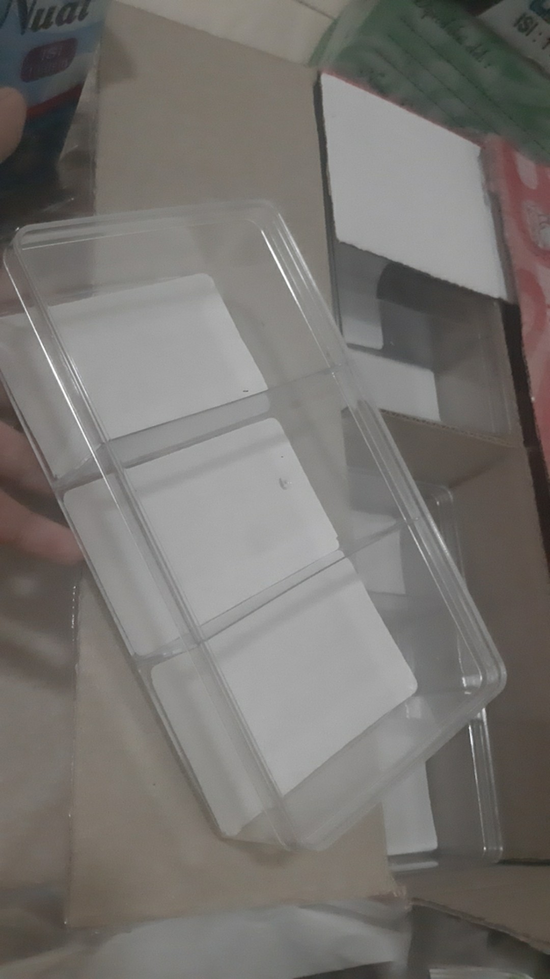 Toples Nuai Persegi Panjang Sekat 3 Nuai Sn 738 (500gr)