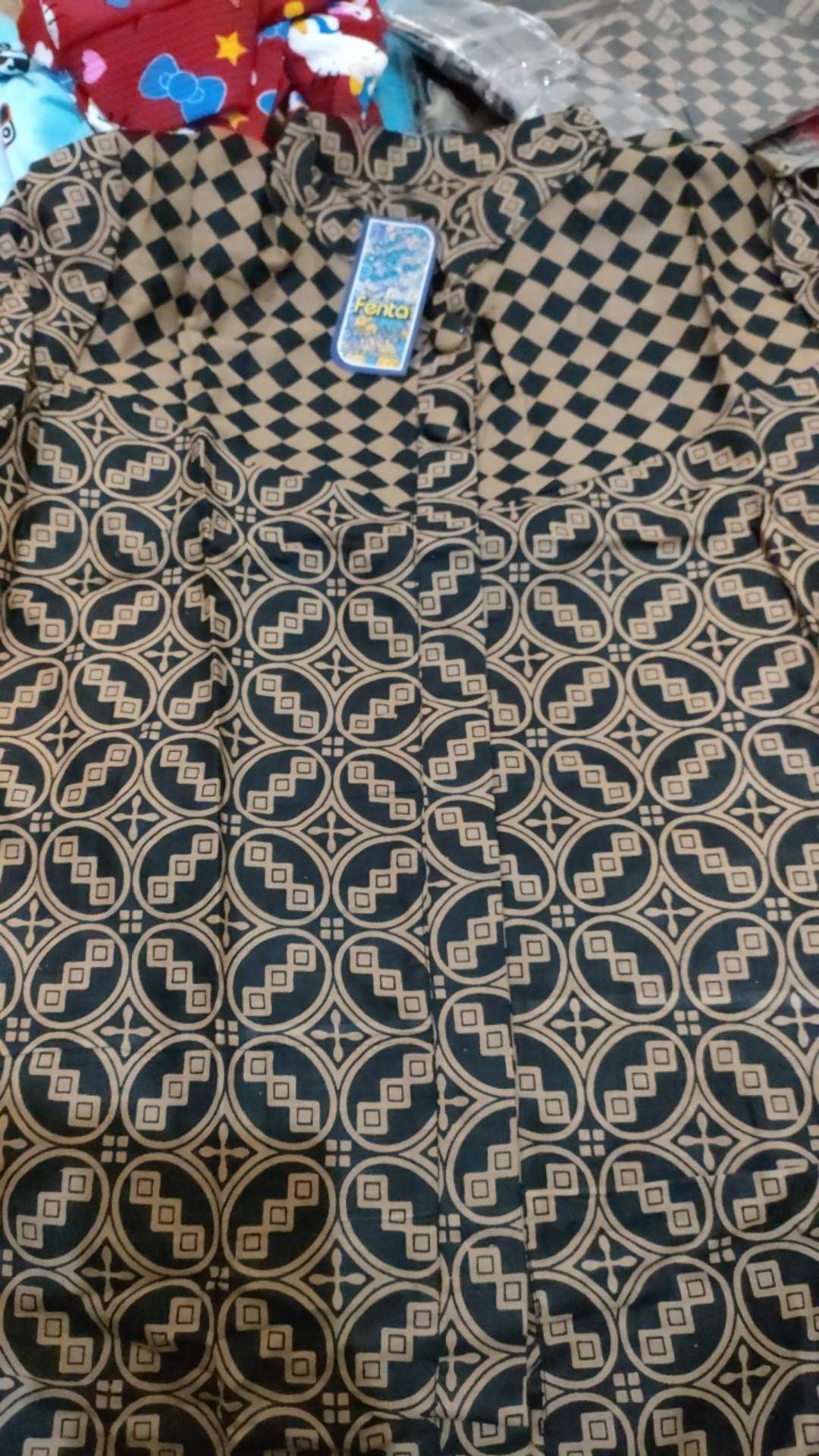 Clara Blouse #3 Lonceng Lawasan Baju Batik Kantoran Wanita Casual Formal Seragaman Katun Halus