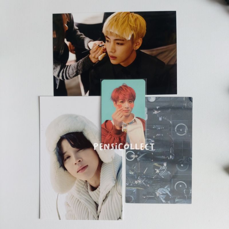 photocard pc bts official jungkook jk love yourself answer f live photo oneul taehyung