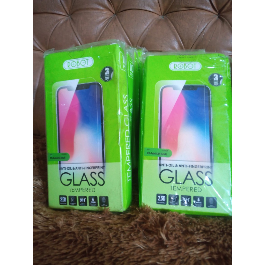 1 BOX Touchscreen Vivan Pelindung Layar HP Redmi 6/6A (KOTAK) Tempered Glass Robot TEMPERED GLASS IP